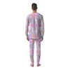 Kaleidoscope Tie Dye Pastel Print Pattern Men's Pajamas-grizzshop