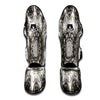 Kaleidoscope White Print Muay Thai Shin Guards-grizzshop