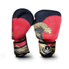 Kanagawa Wave Golden Print Boxing Gloves-grizzshop