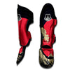 Kanagawa Wave Golden Print Muay Thai Shin Guards-grizzshop