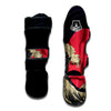 Kanagawa Wave Golden Print Muay Thai Shin Guards-grizzshop