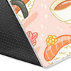 Kawaii Sushi Pattern Print Floor Mat-grizzshop