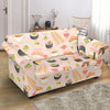 Kawaii Sushi Pattern Print Loveseat Cover-grizzshop