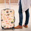 Kawaii Sushi Pattern Print Luggage Cover Protector-grizzshop