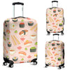 Kawaii Sushi Pattern Print Luggage Cover Protector-grizzshop