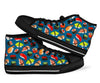 Kawaii Sushi Print Pattern Men Women's High Top Shoes-grizzshop