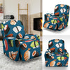 Kawaii Sushi Print Pattern Recliner Cover-grizzshop