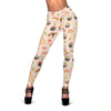 Kawaii Sushi Print Pattern Women Leggings-grizzshop