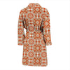 Keleidoscope Print Pattern Men Long Robe-grizzshop