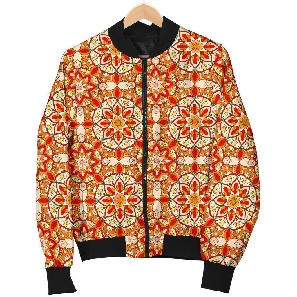 Keleidoscope Print Pattern Men's Bomber Jacket-grizzshop