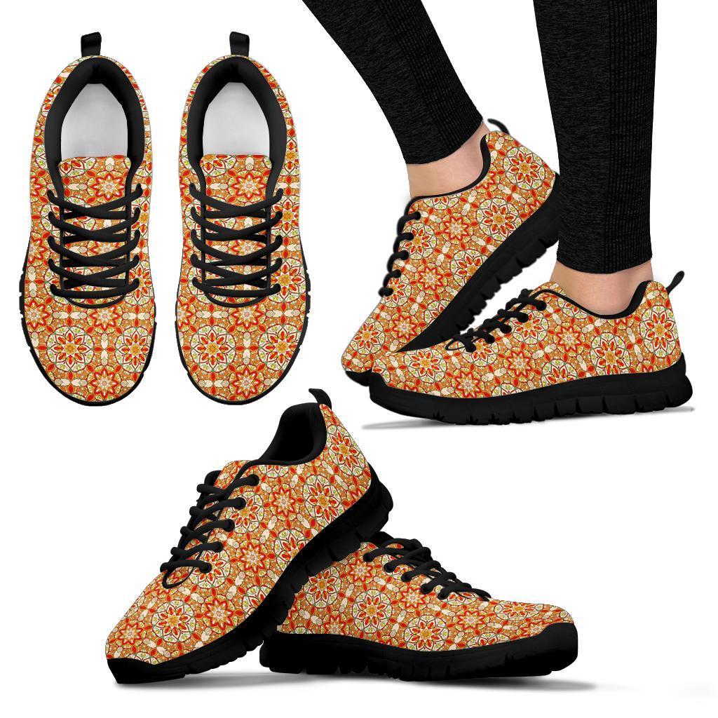 Keleidoscope Print Pattern Sneaker Shoes For Men Women-grizzshop