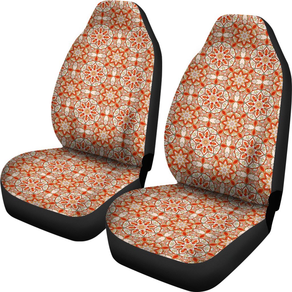 Keleidoscope Print Pattern Universal Fit Car Seat Covers-grizzshop