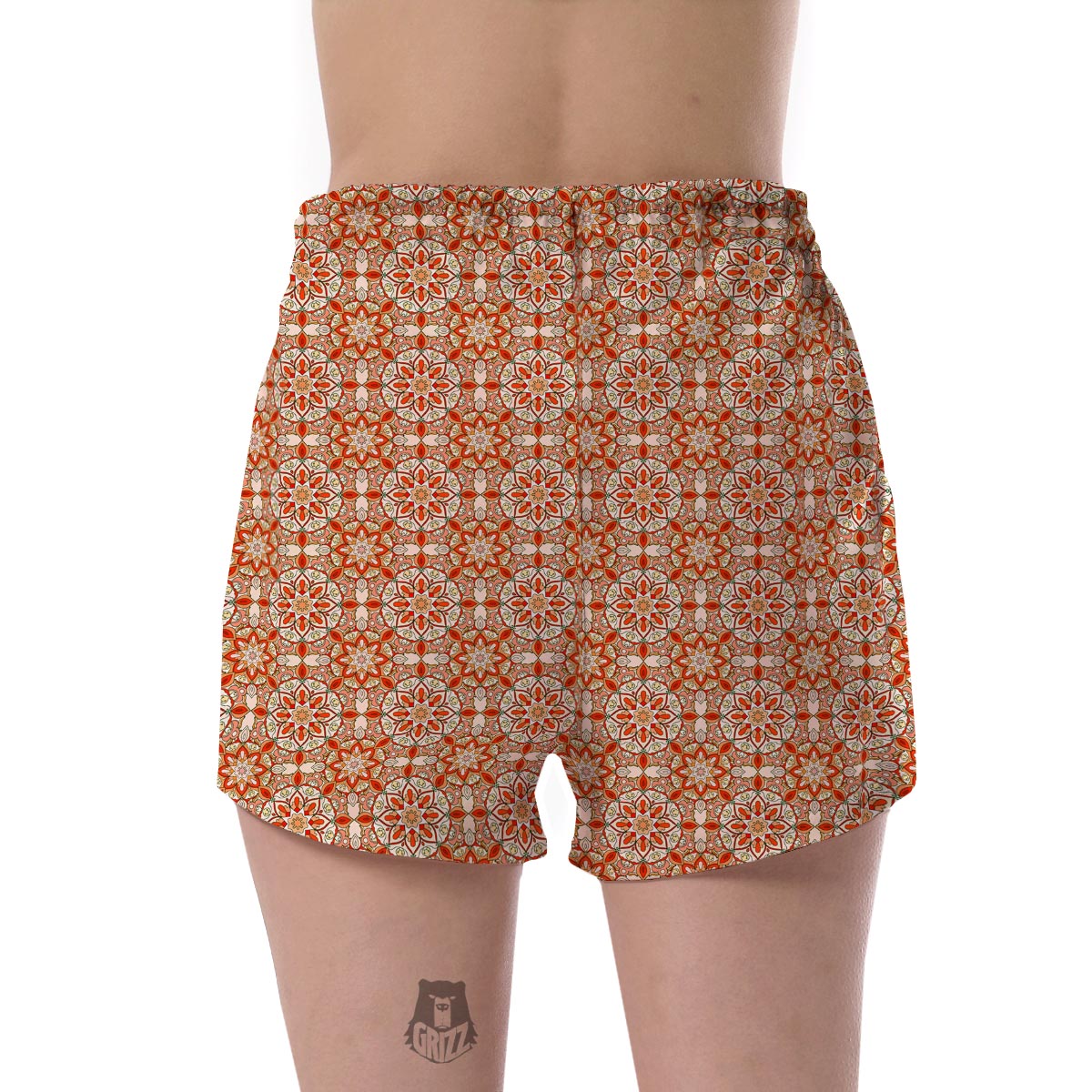 Keleidoscope Print Pattern Women's Shorts-grizzshop