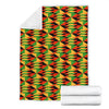 Kente African Pattern Print Blanket-grizzshop