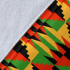 Kente African Pattern Print Blanket-grizzshop