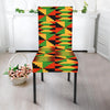 Kente African Pattern Print Chair Cover-grizzshop
