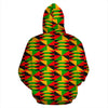 Kente African Pattern Print Men Women Pullover Hoodie-grizzshop