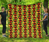 Kente African Pattern Print Quilt-grizzshop