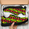 Kente African Pattern Print Sneaker Shoes For Men Women-grizzshop