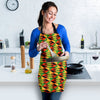 Kente African Pattern Print Women's Apron-grizzshop