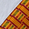 Kente African Print Pattern Blanket-grizzshop