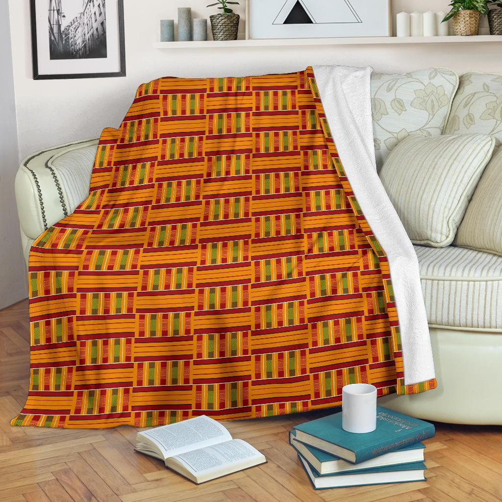 Kente African Print Pattern Blanket-grizzshop