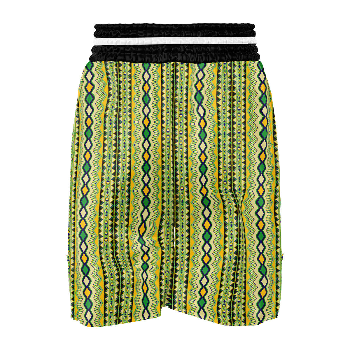 Kente African Print Pattern Boxing Shorts-grizzshop
