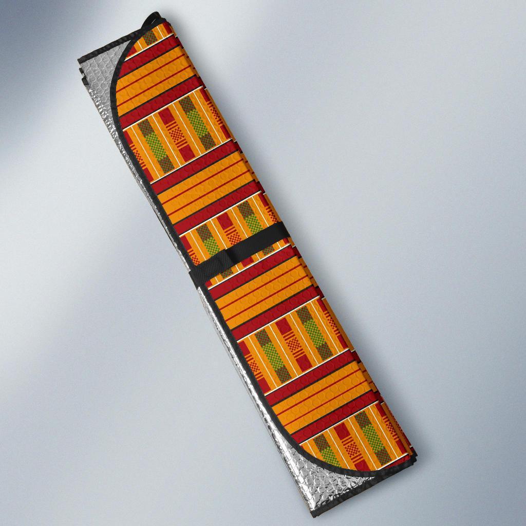 Kente African Print Pattern Car Sun Shade-grizzshop
