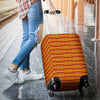 Kente African Print Pattern Luggage Cover Protector-grizzshop