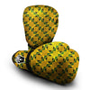 Load image into Gallery viewer, Kente Yellow Print Pattern Boxing Gloves-grizzshop