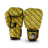 Load image into Gallery viewer, Kente Yellow Print Pattern Boxing Gloves-grizzshop