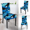 Killer Whale Orca Pattern Print Chair Cover-grizzshop