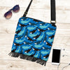 Killer Whale Orca Pattern Print Crossbody Bags-grizzshop