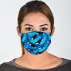 Killer Whale Orca Pattern Print Face Mask-grizzshop