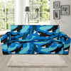 Killer Whale Orca Pattern Print Sofa Covers-grizzshop