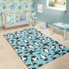 Killer Whale Orca Print Pattern Floor Mat-grizzshop