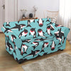 Killer Whale Orca Print Pattern Loveseat Cover-grizzshop