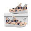 Kimono Japanese Print Pattern White Athletic Shoes-grizzshop