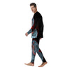 King Cobra Body Blue Print Men's Pajamas-grizzshop