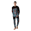 King Cobra Body Blue Print Men's Pajamas-grizzshop