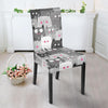 Kitten Cat Pattern Print Chair Cover-grizzshop