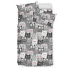 Kitten Cat Pattern Print Duvet Cover Bedding Set-grizzshop