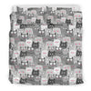 Kitten Cat Pattern Print Duvet Cover Bedding Set-grizzshop