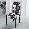 Kitten Floral Cat Pattern Print Chair Cover-grizzshop