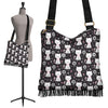 Kitten Floral Cat Pattern Print Crossbody Bags-grizzshop