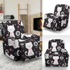 Kitten Floral Cat Pattern Print Recliner Cover-grizzshop