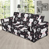 Kitten Floral Cat Pattern Print Sofa Covers-grizzshop