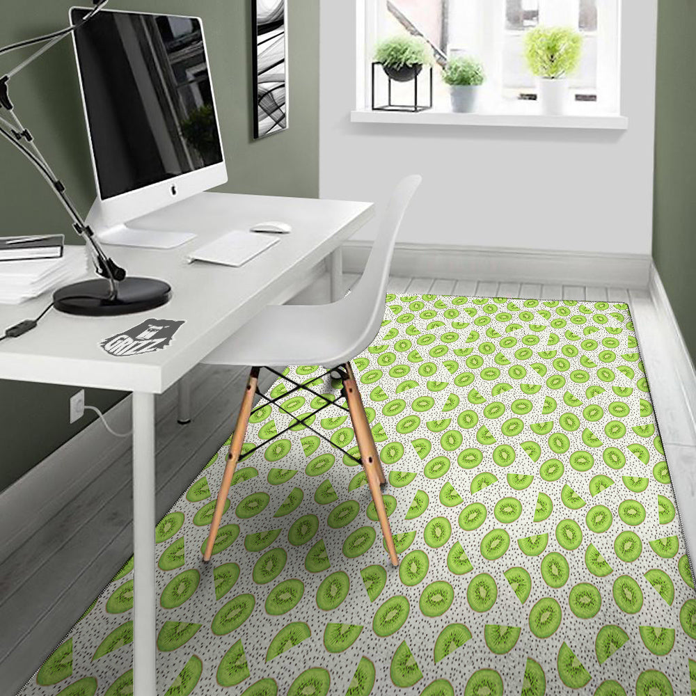 Kiwi Cute Print Pattern Floor Mat-grizzshop