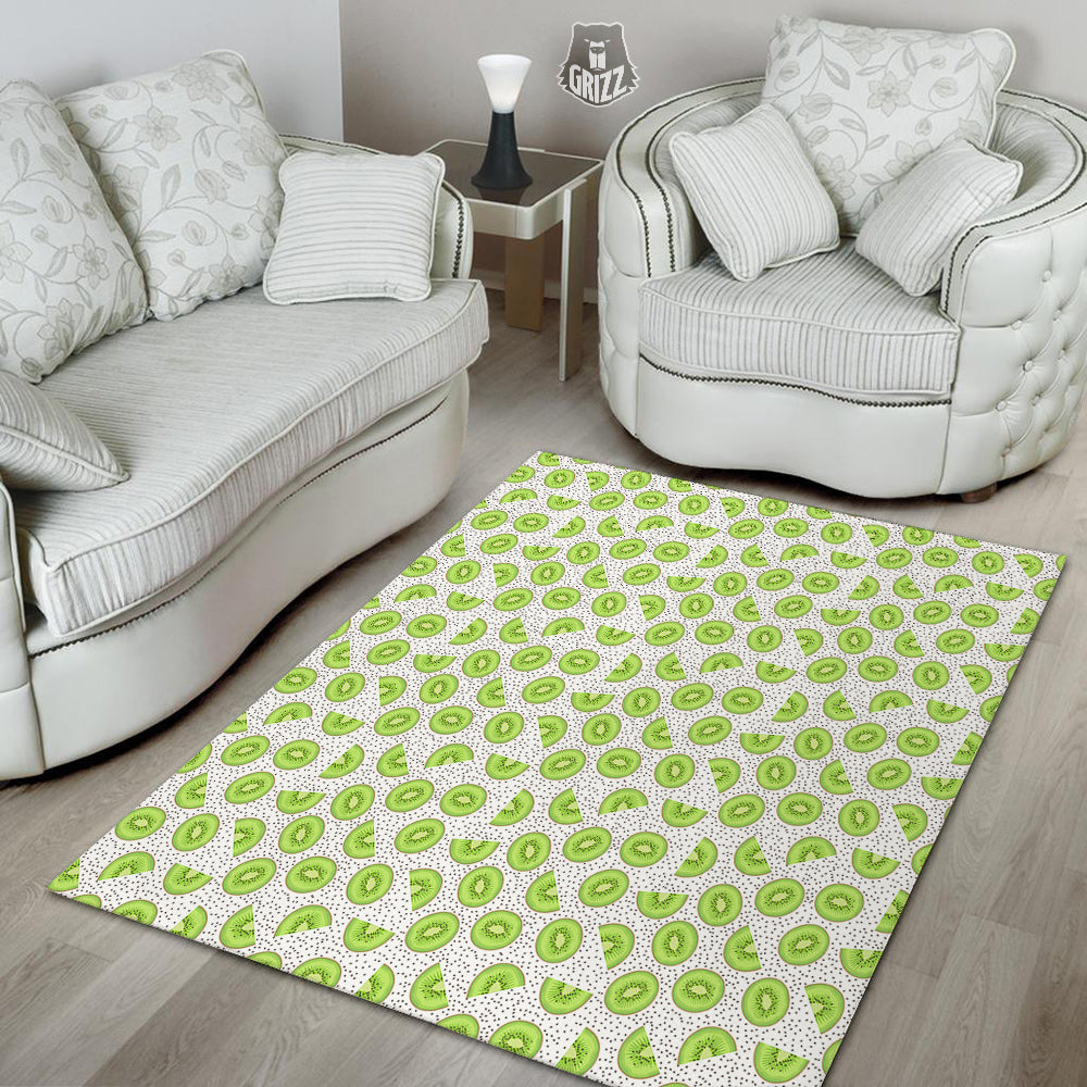 Kiwi Cute Print Pattern Floor Mat-grizzshop