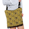 Klimt Gold Print Pattern Crossbody bags-grizzshop